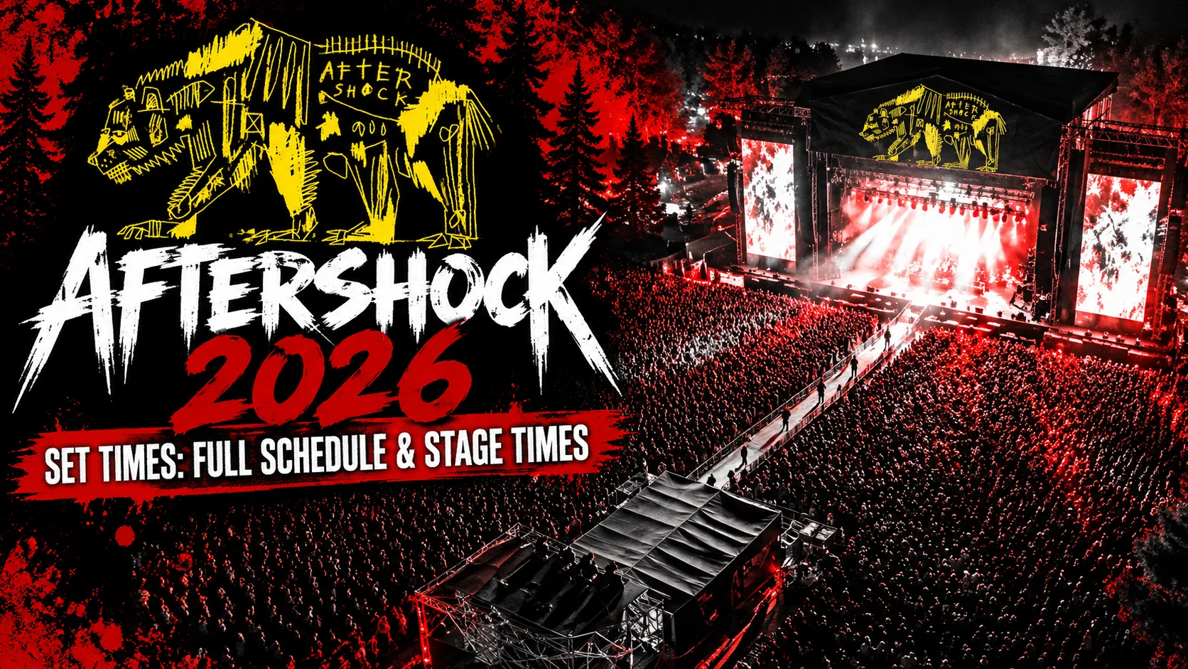 Aftershock 2026 Set Times and Schedule