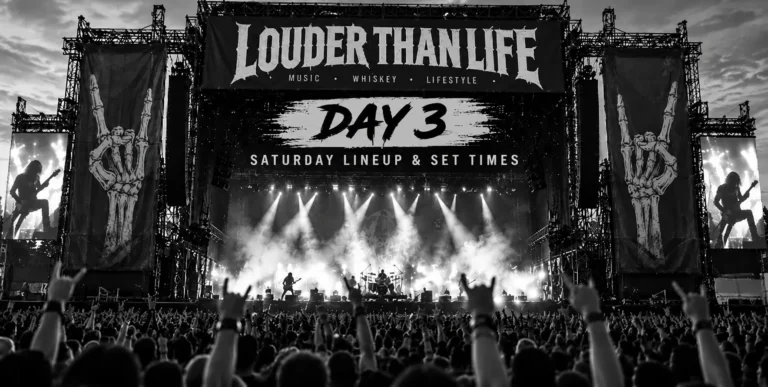 Louder Than Life 2026 Day 3 Saturday lineup