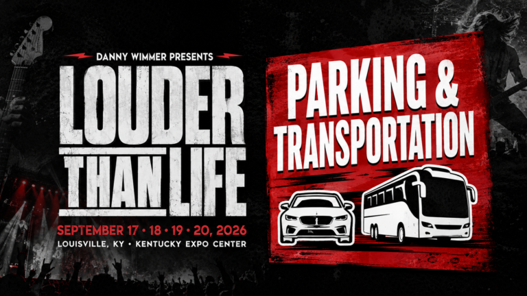 Louder Than Life 2026 parking and transportation at Kentucky Exposition Center